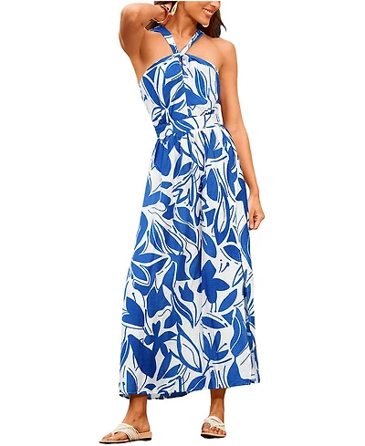 Cupshe Women's Beach House Tropical Maxi Dress