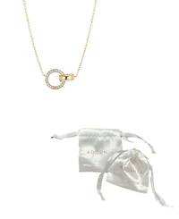 Adornia Gold Cubic Zirconia Rings Necklace