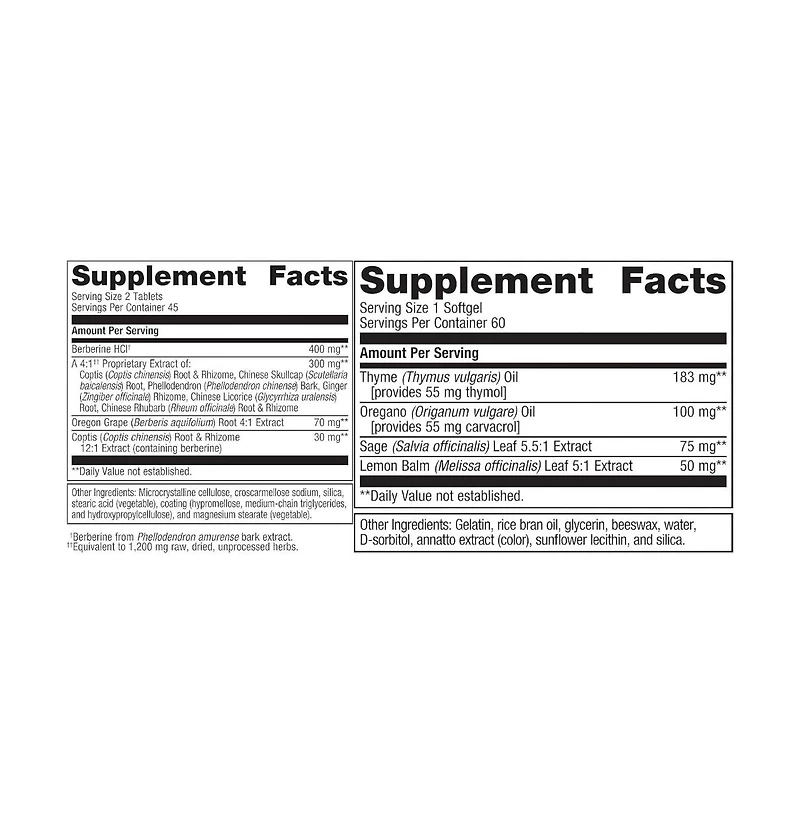 Metagenics Bundle - CandiBactin-br (90 Tablets) and CandiBactin-ar (60 Softgels)
