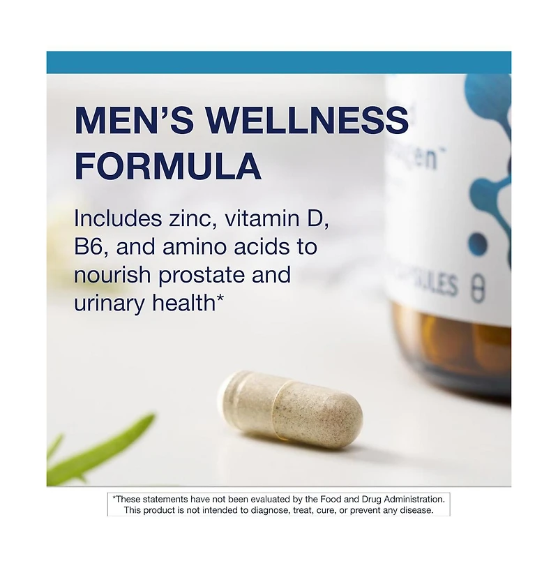 Metagenics Concentrated Ultra Prostagen Prostate and Urinary Health with Saw Palmetto, Stinging Nettle, Lycopene and Zinc Non Gmo 60 Capsules