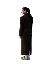 Pcfg Women's Cashmere And Wool Blend Long Overcoat