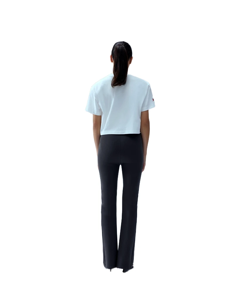 Pcfg Women's Cotton Blend Stretch Flare Leggings