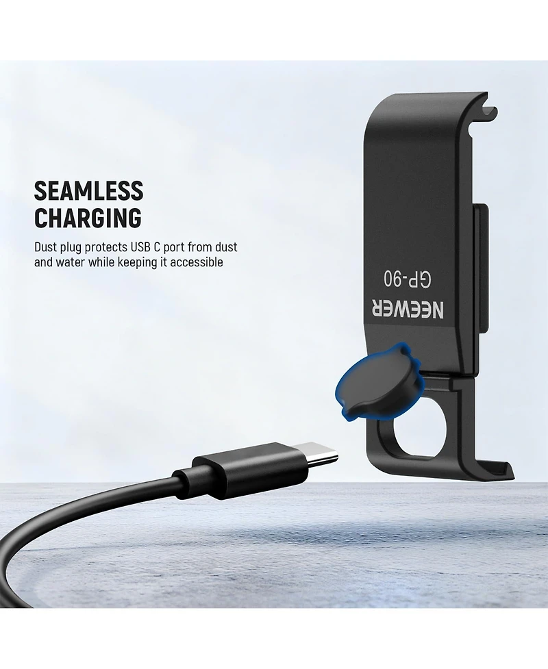 Neewer Gp-90 Camera Battery and Charging Accessory with Usb C for GoPro Hero