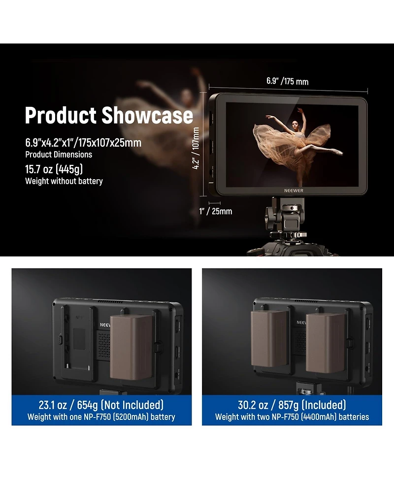 Neewer F700 Camera Battery and Charging Accessory