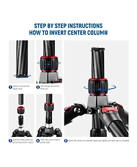 Neewer N55CR Camera Tripod with 26.5lb