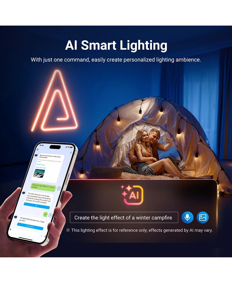 Neewer NS02 Camera and Photo Accessory with 9.84ft, Rgb for Google Assistant Alexa