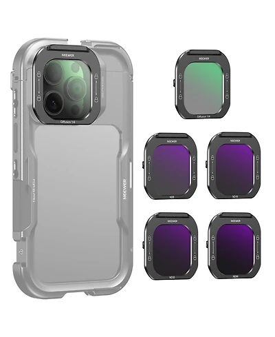 Neewer ND8 Camera Lens Accessory with ND8, ND16, ND32 for select iPhone models