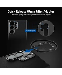 Neewer S24 Camera Lens Accessory for MagSafe Charging Samsung Galaxy S24 Ultra