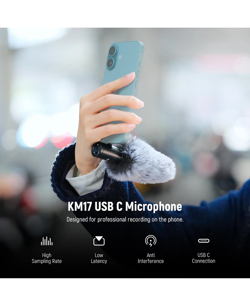 Neewer KM17 Camera Mounting Accessory with Usb C for select iPhone and Android mobile devices