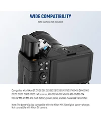 Neewer En- Camera Battery and Charging Accessory with 2400mAh for Nikon Z8 Z7 Z6 Z5 D850 D810 D780