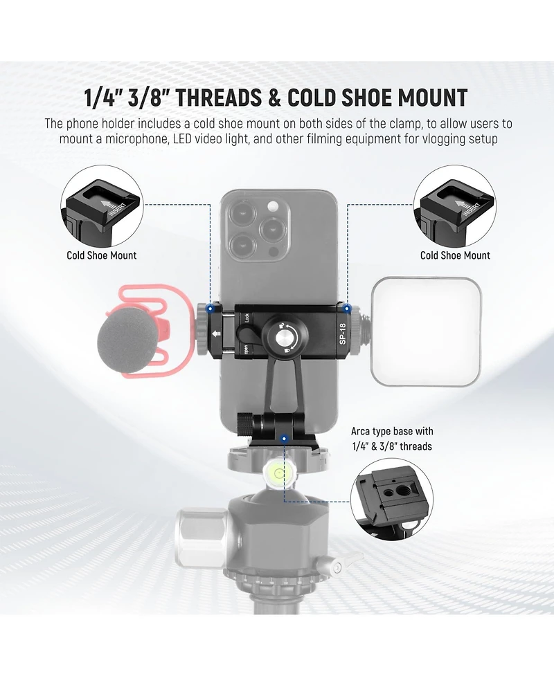 Neewer Sp-18 Camera Tripod for select iPhone and Android mobile devices