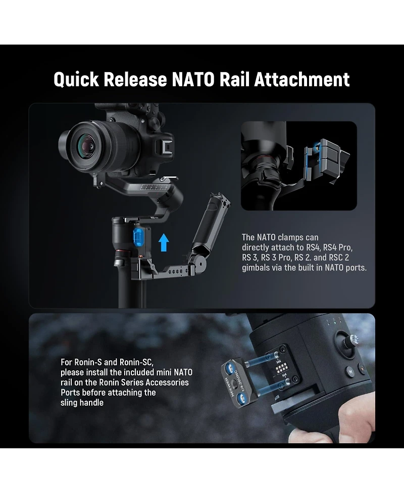 Neewer ST49 Camera and Photo Accessory with 13.2lb for Dji RS4 RS4Pro RS3 RS3Pro RS3Mini RS2 RSC2