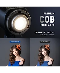 Neewer MS150B Led Video Light with 130W, 200000 lux, 2700K-6500K