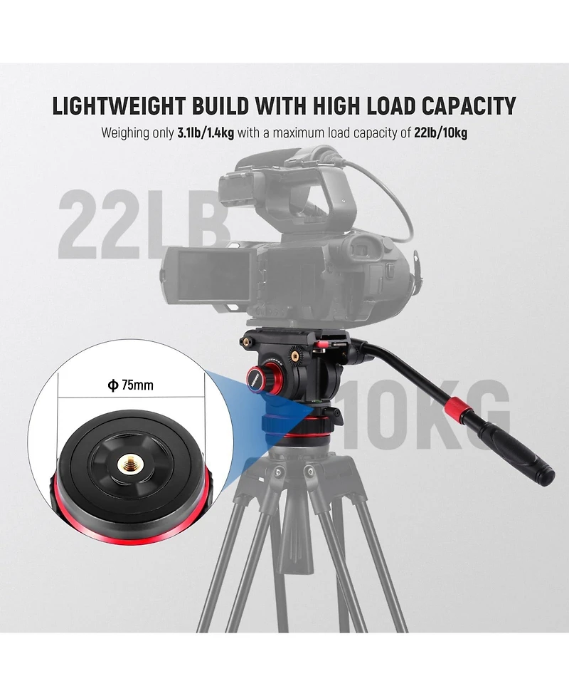 Neewer GM006 Camera Tripod with 22lb for Dji Rs Gimbals