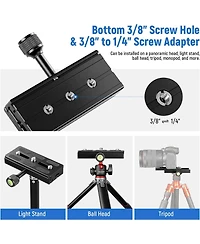 Neewer Camera Tripod for Arca Swiss Tripod Monopod Ball Head