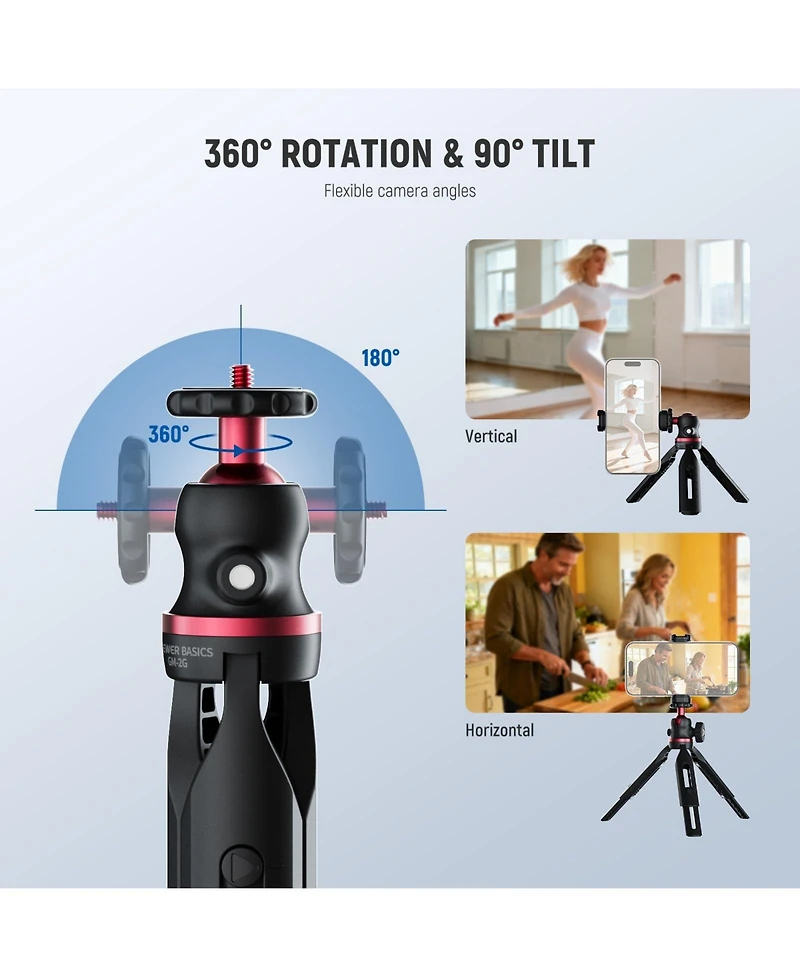 Neewer Gm-2G Camera Tripod for select iPhone and Android mobile devices