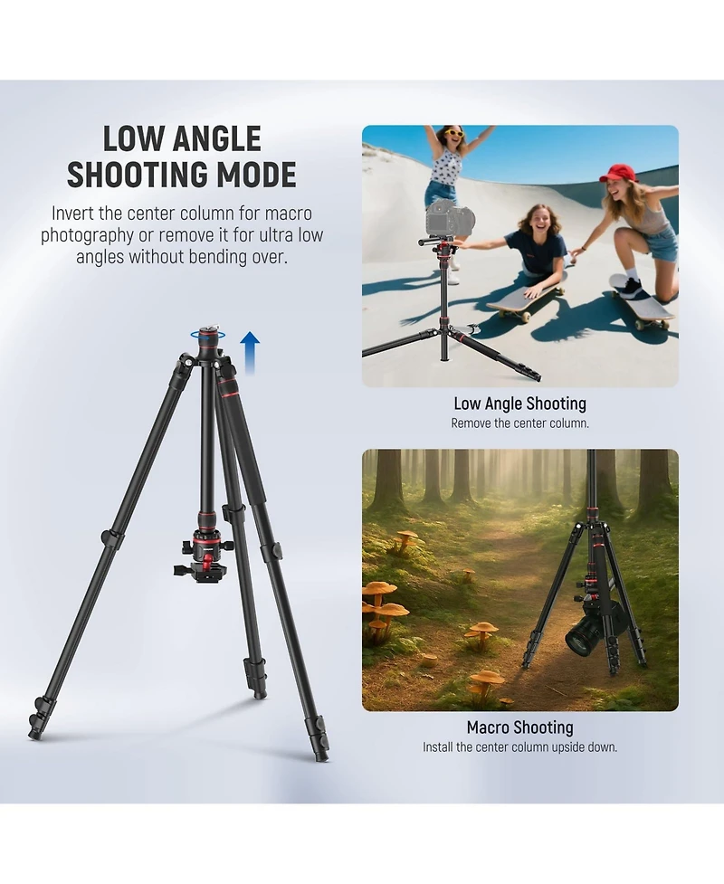 Neewer TP08 Camera Tripod with 13lb