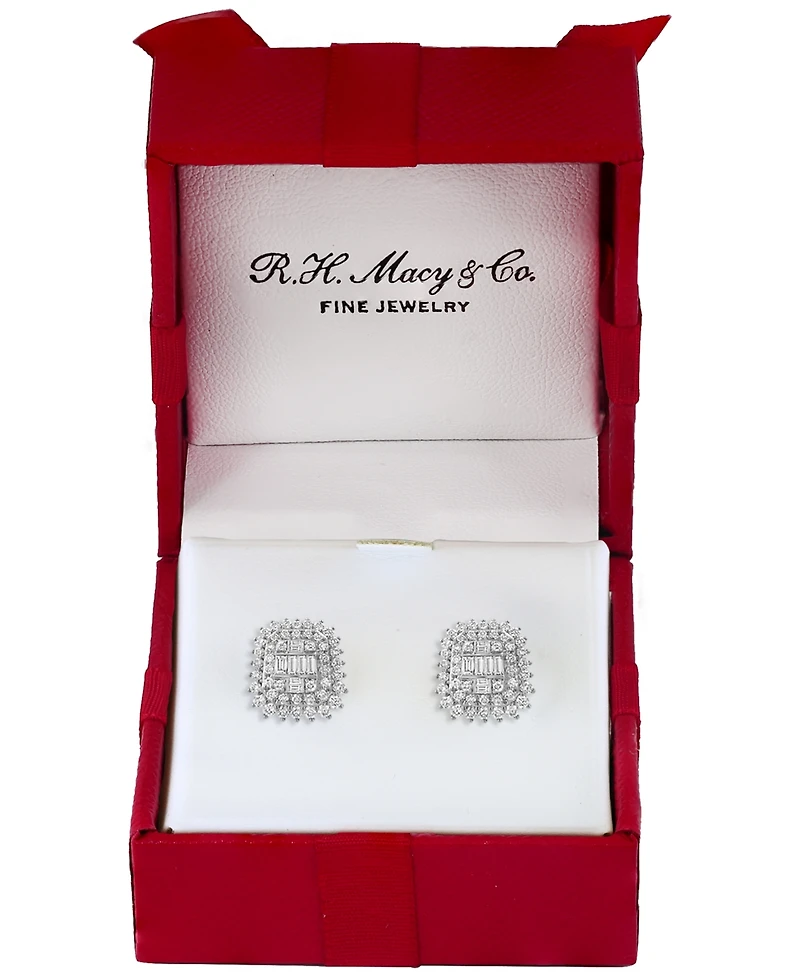 Effy Collection Diamond (1-1/3 ct. t.w.) Earrings 14k Yellow Gold, (Also white gold)