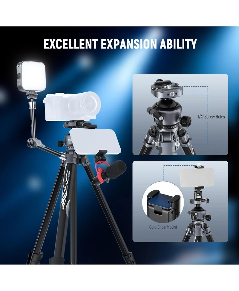 Neewer LT07 Camera Tripod with 22lb for Pd Tripod Plate