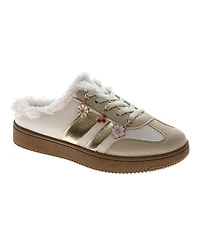 Kensie Girl Girl's (1-13) Fashion Shoes with Lace-Up Style Faux Fur Sneakers