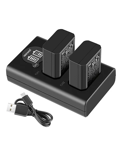 Neewer Np-FW50 Camera Battery and Charging Accessory with 1100mAh, Type C for select Sony Np-f-series devices