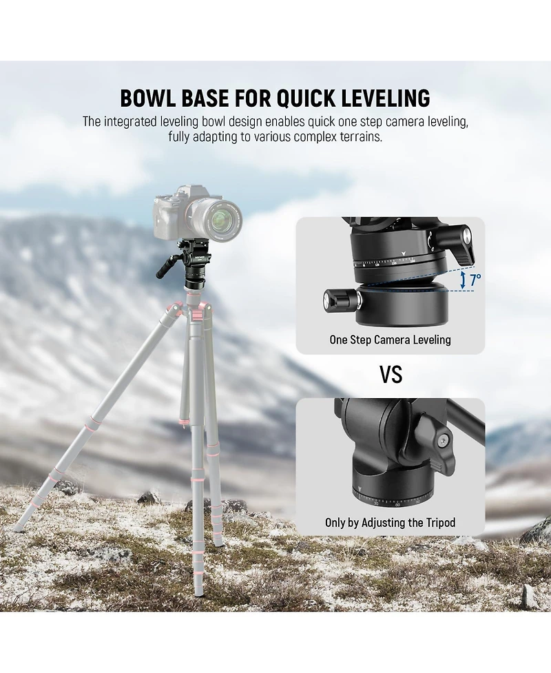 Neewer GM35 Camera Tripod with 11lb, 5kg