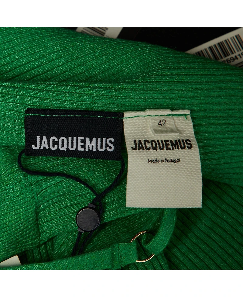 Pre-Owned Jacquemus Women's La Maille Ascu One-Shoulder Linen Knit Top