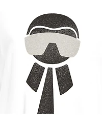 Pre-Owned Fendi Women's Karlito Applique Cotton T-Shirt