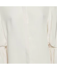 Pre-Owned Alexander Mcqueen Women's Alexander McQueen Silk Tiered-Sleeve Blouse