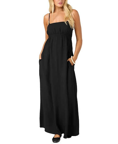 O'Neill Women's Rori Beaded-Strap Maxi Dress