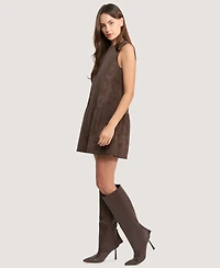 En Saison Women's Pauline Sleeveless Round Neck Mini Dress