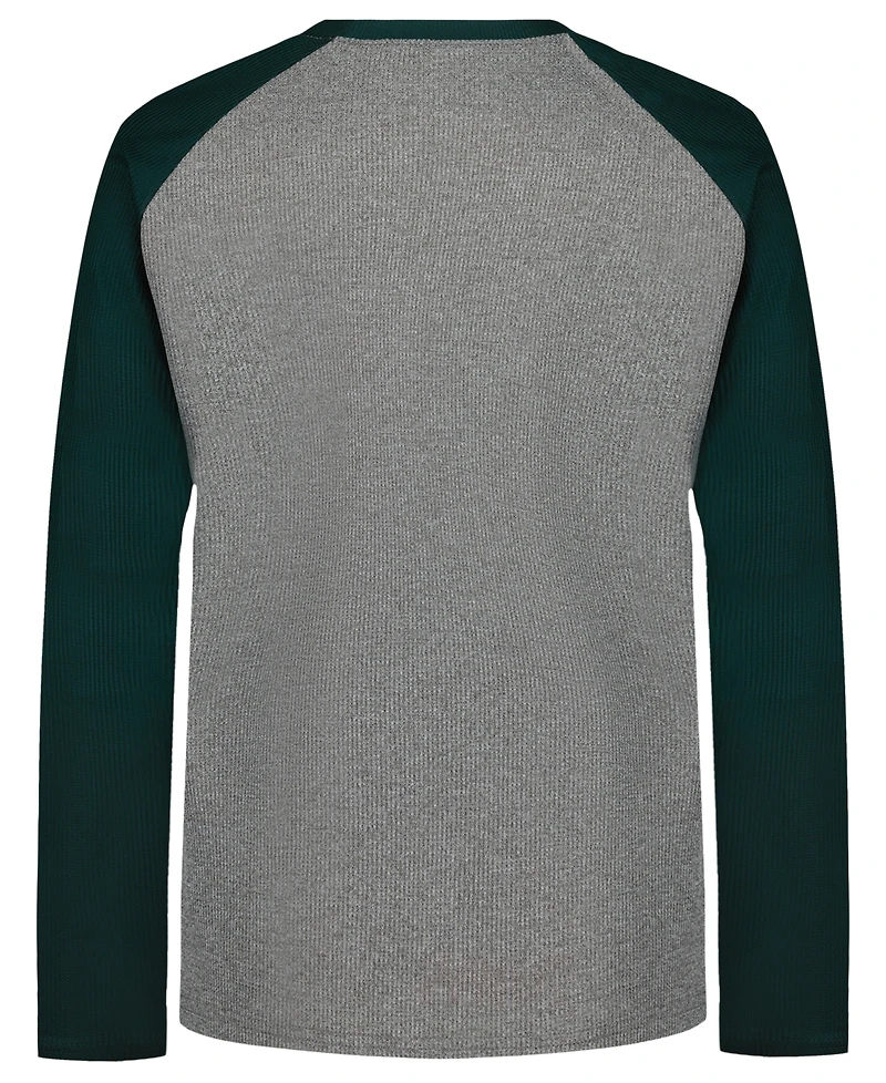 Under Armour Boys' 8-20 Color-Blocked Raglan Long-Sleeve T-Shirt