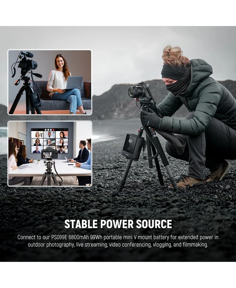 Neewer Vp-EP5G Camera Battery and Charging Accessory for SmallRig V Lock Batteries Neewer PS099E Sony V