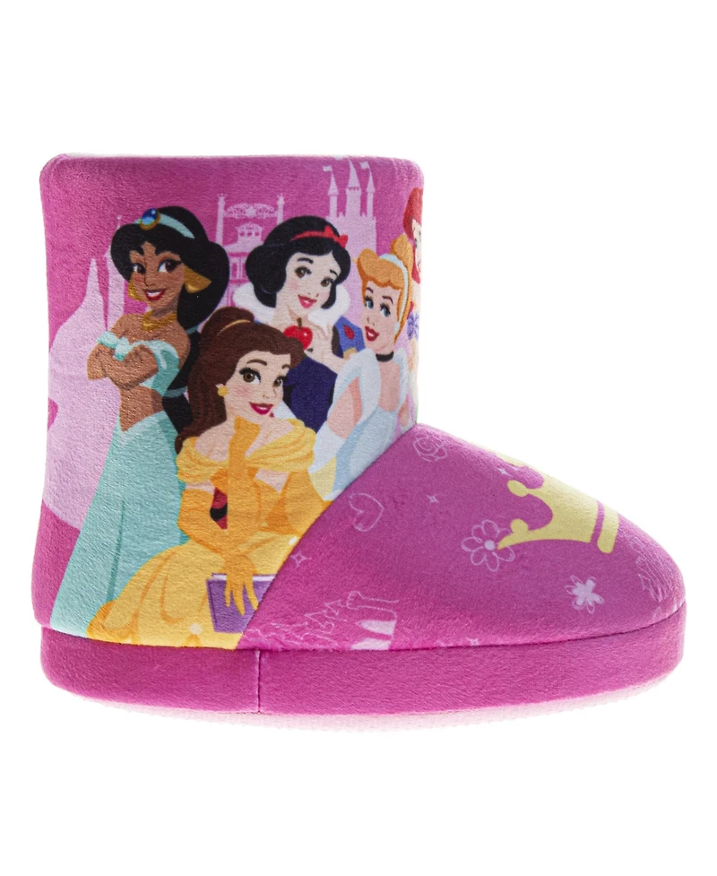 Disney Toddler (size 5-6 to 11-12 )Princess Belle Booties Warm, Fluffy, House Slippers