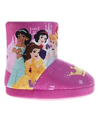 Disney Toddler (size 5-6 to 11-12 )Princess Belle Booties Warm, Fluffy, House Slippers