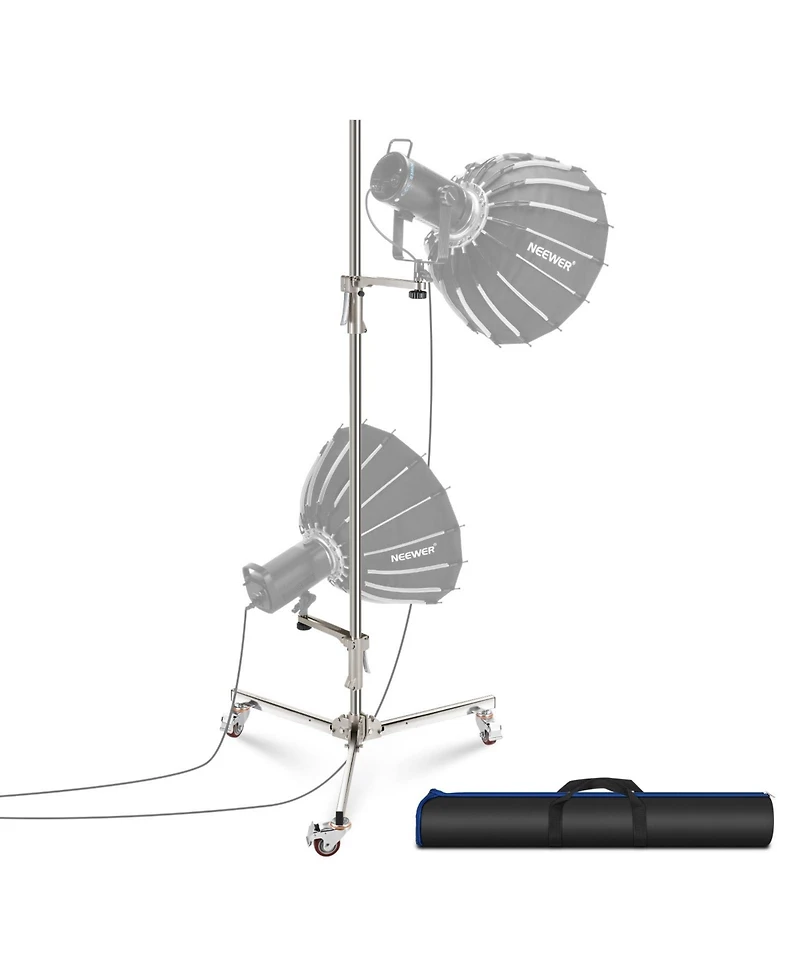 Neewer ST198SS Photography Light Stand with 6.5feet, 198cm, 35lb