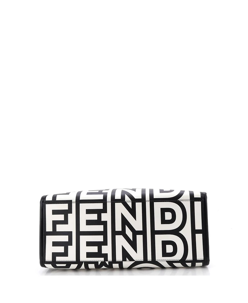Pre-Owned Fendi Medium x Marc Jacobs Sunshine Shopper Tote Printed Leather