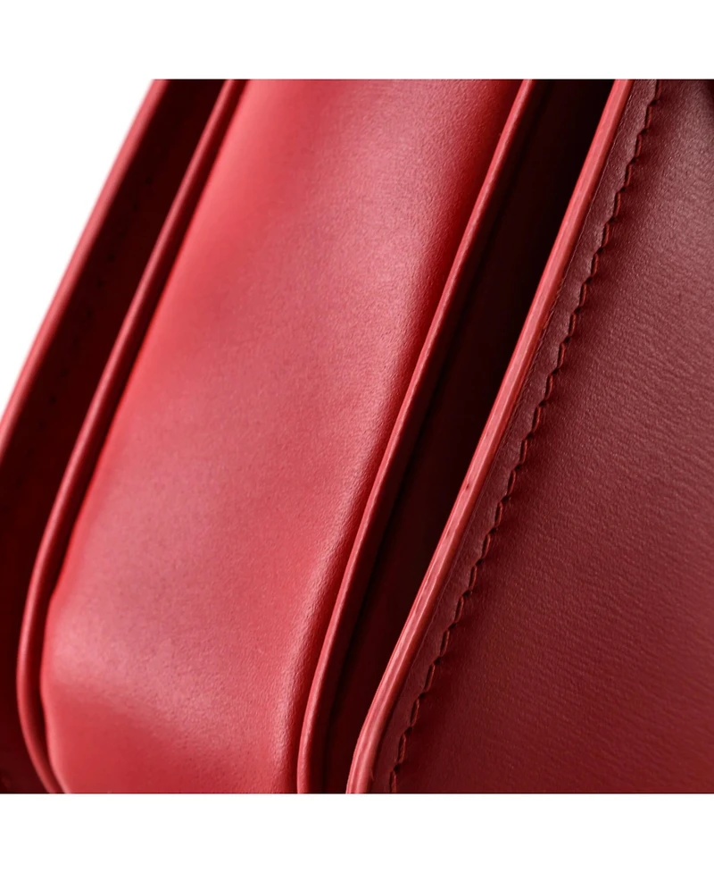 Pre-Owned Celine Large Triomphe Shoulder Bag Smooth Calfskin