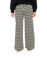 Deux par Little and Big Girl 6-14 Flare Pants Houndstooth