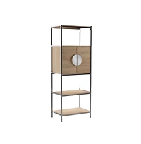 Augusta Home Northdom Tall Bar Cabinet with Wine Storage