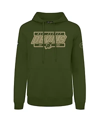 LevelWear Men's Olive New Jersey Devils Podium Pullover Hoodie