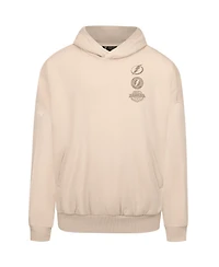 LevelWear Men's Cream Tampa Bay Lightning Contact Stamp Pullover Hoodie