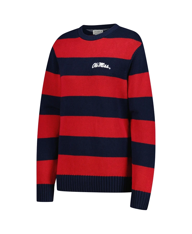 Uscape Apparel Men's and Women's Navy Ole Miss Rebels Renew Knit Stadium Sweater