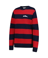 Uscape Apparel Men's and Women's Navy Ole Miss Rebels Renew Knit Stadium Sweater