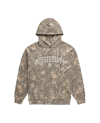 Uscape Apparel Men's Camo Ole Miss Rebels Back Bay Fleece Hoodie