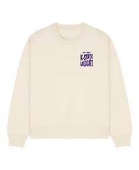 Uscape Apparel Women's Cream Kansas State Wildcats Cloud Sweatshirt