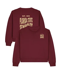 Uscape Apparel Women's Garnet Florida State Seminoles Cloud Sweatshirt