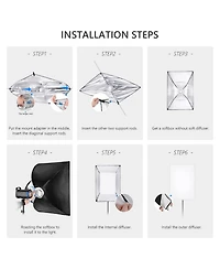 Neewer S101-400W Softbox with 400W, 300W, 70W for S101-400W/300W