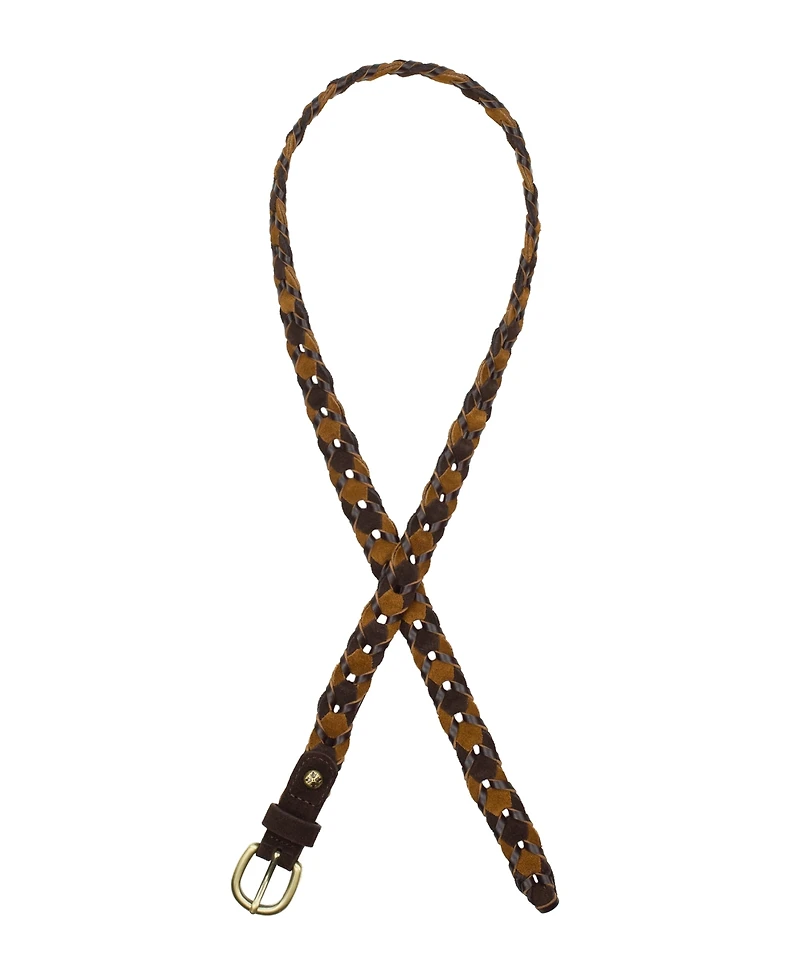 Patricia Nash Atina Braided Suede Belt