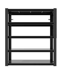 Viyet 72"H 5-Tier Heavy Duty Metal Shelf with Pegboard